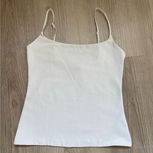 Aritzia White Contour Tank Top